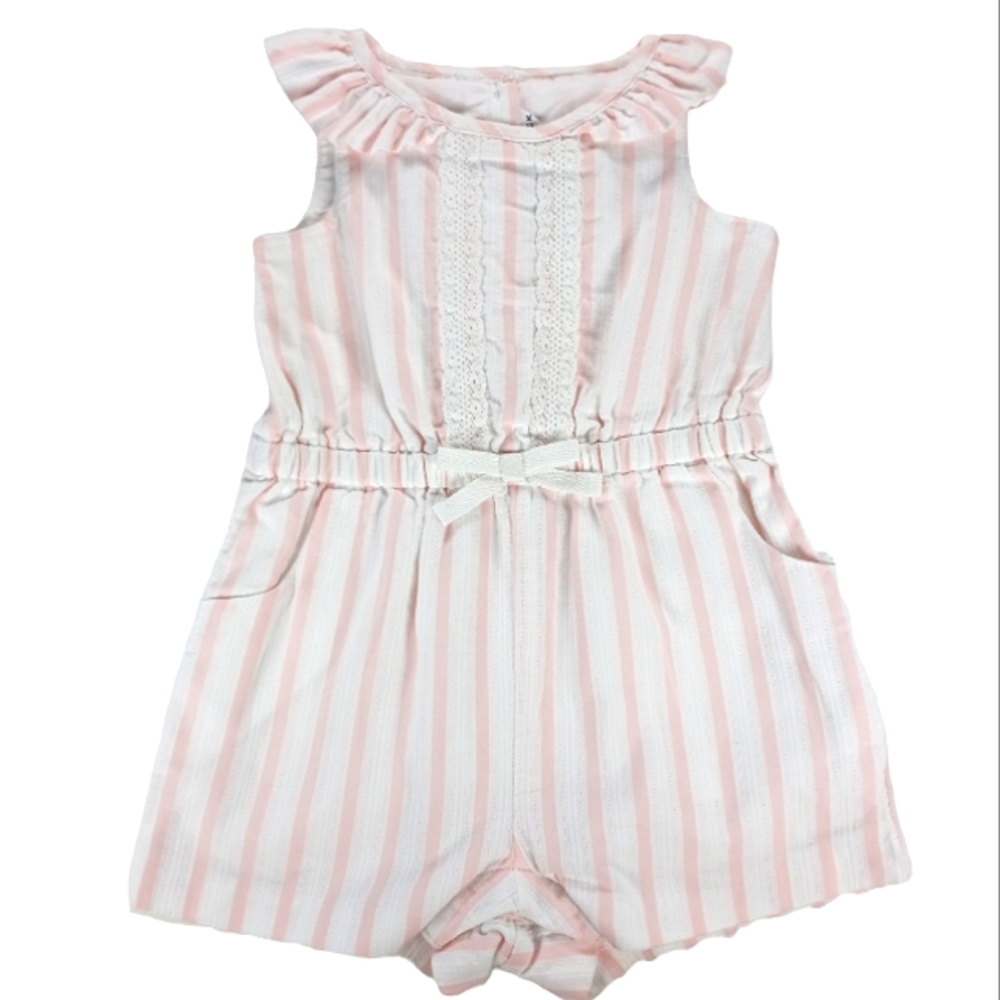 Janie and Jack Romper Striped Size 6-12 Months